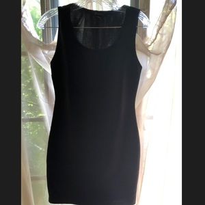Black mini dress